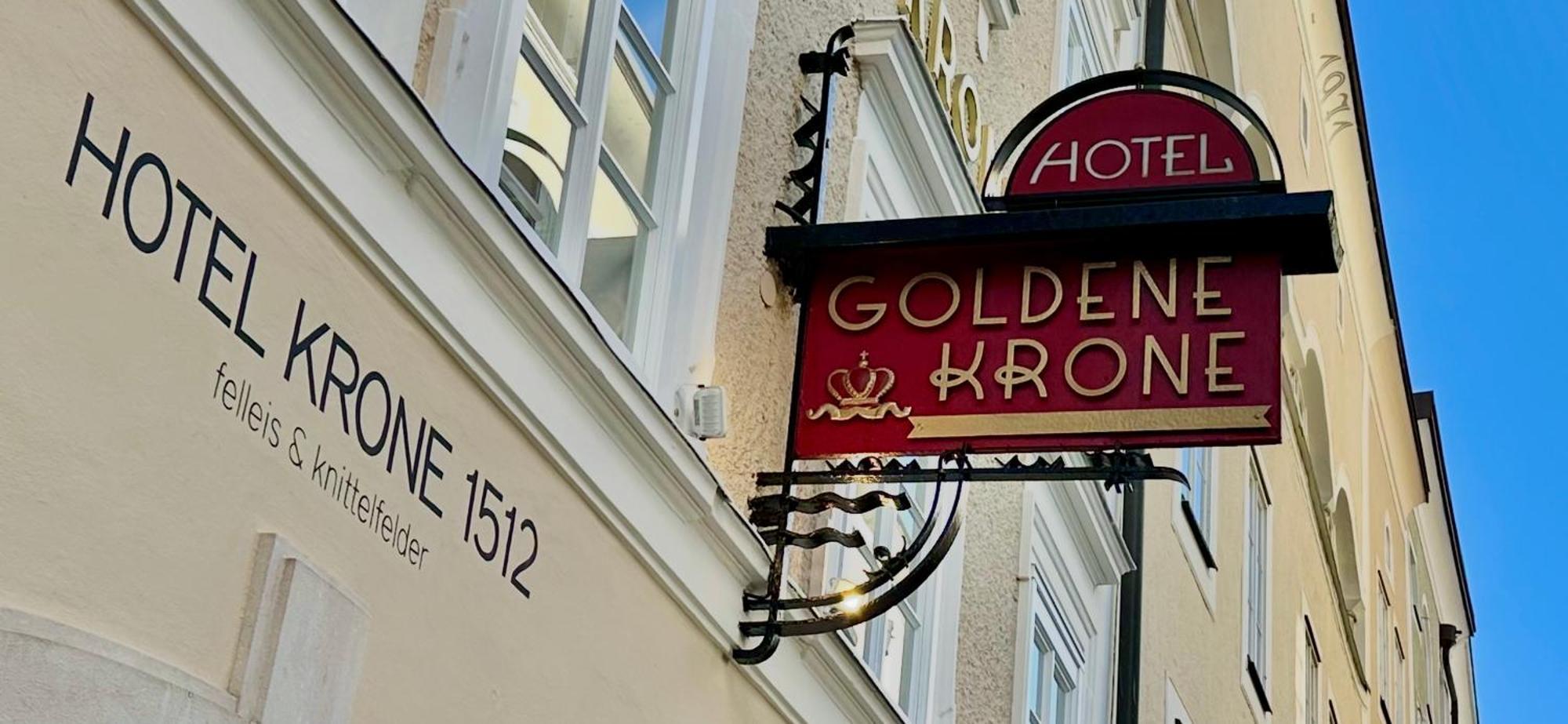 Hotel Krone 1512 Залцбург Екстериор снимка
